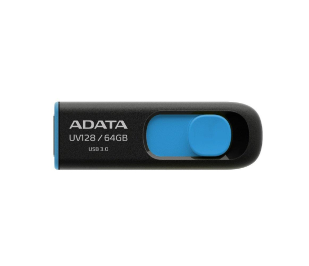ADATA 64GB DashDrive UV128 czarno-niebieski (USB 3.1) - 370865 - zdjęcie